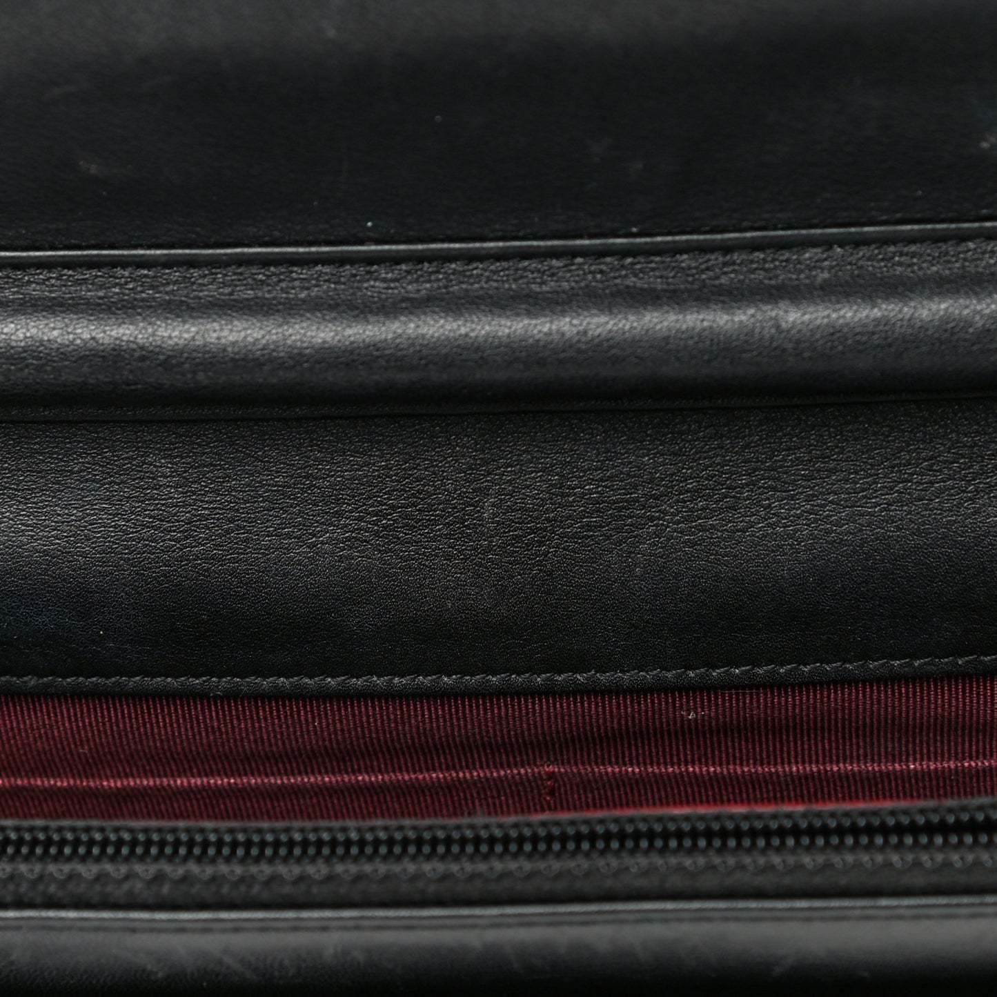 Aged Calfskin Quilted Reissue Wallet On Chain WOC Black