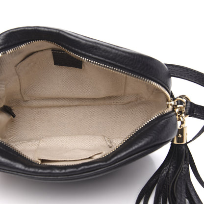 Gucci Pebbled Calfskin Small Soho Disco Bag Black 5 of 13