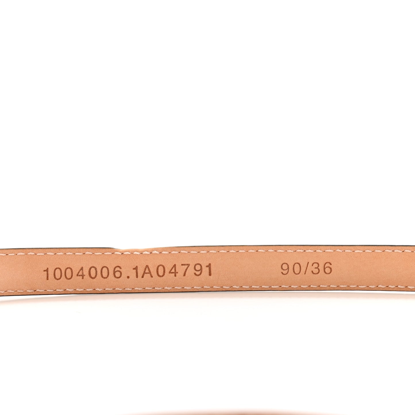 Calfskin Greca Belt 90 36 Baby Pink