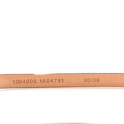 Versace Calfskin Greca Belt 90 36 Baby Pink 6 of 7