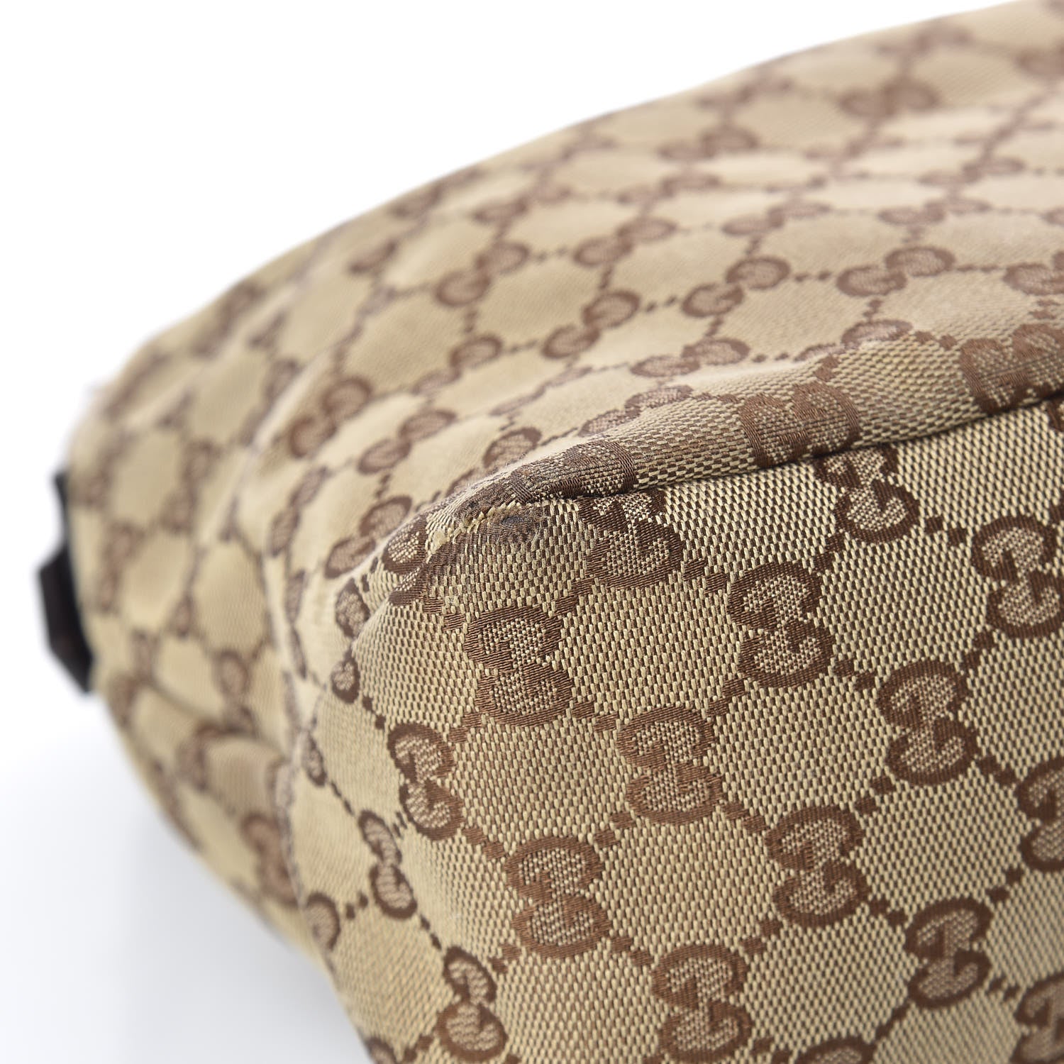 Gucci Monogram Medium Horsebit Chain Hobo Dark Brown 9 of 15