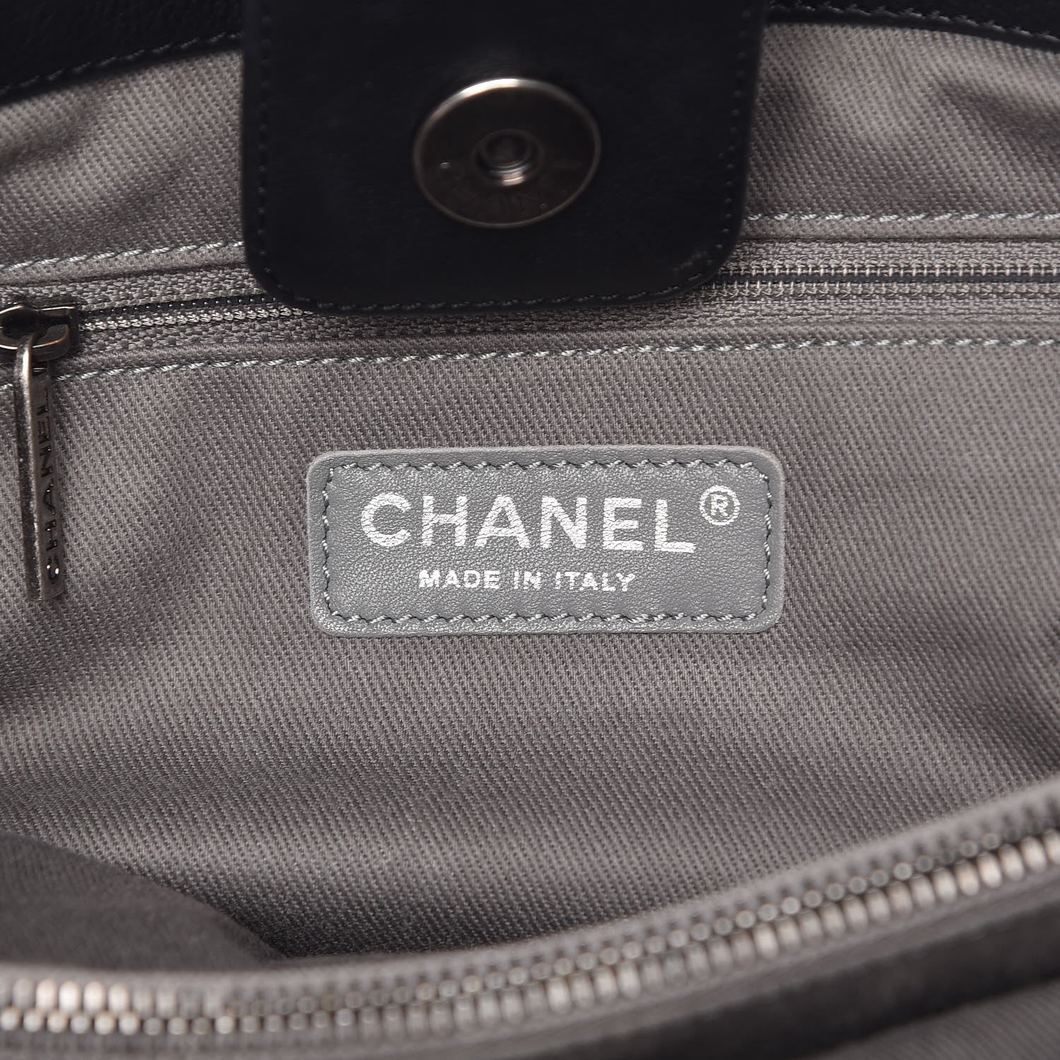 Chanel Calfskin Medium Stitch It Tote Black 6 of 7