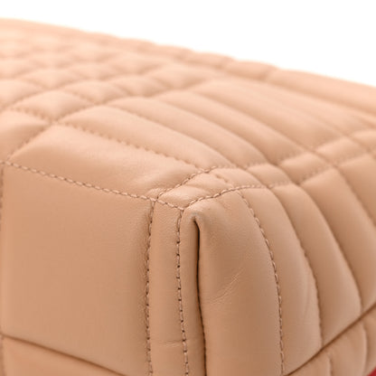 Burberry Lambskin Quilted Lola Small Satchel Cool Beige 12 of 12