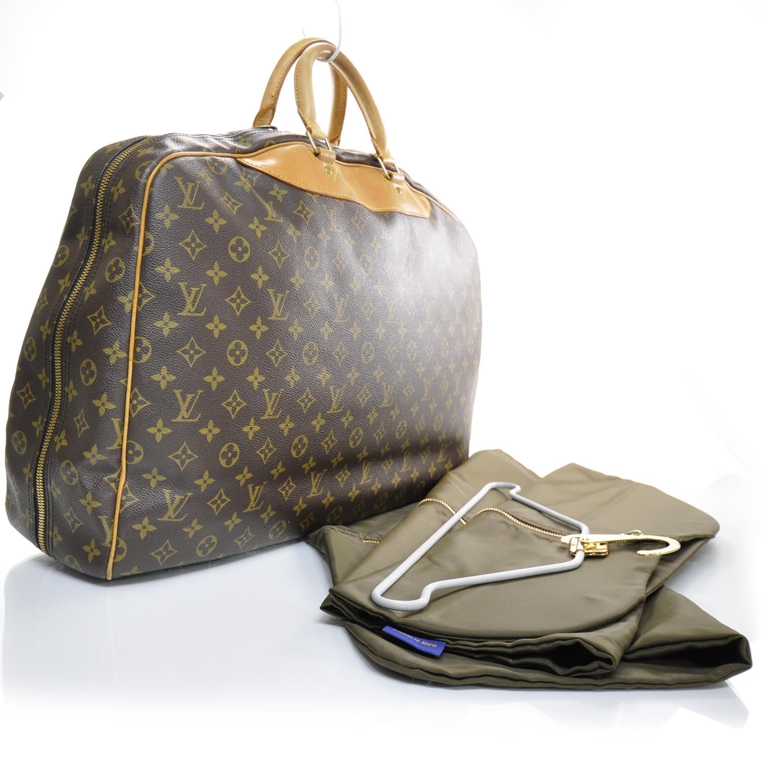 Louis Vuitton Monogram Alize 1 Poche Compartment Luggage Travel Bag 2 of 8