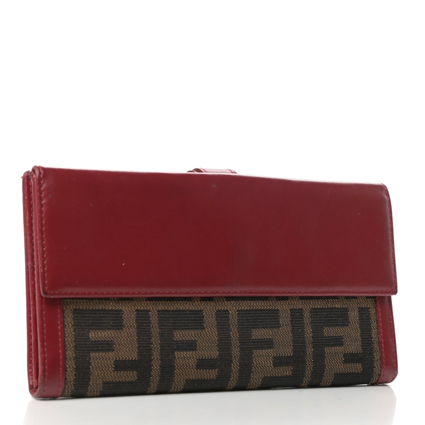 Zucca Continental Wallet Tobacco Rosso