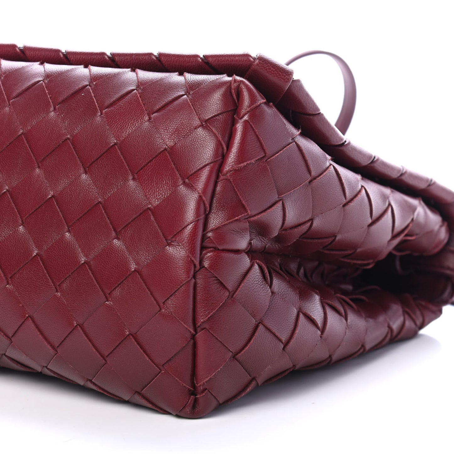 Nappa Intrecciato Crossbody Bordeaux