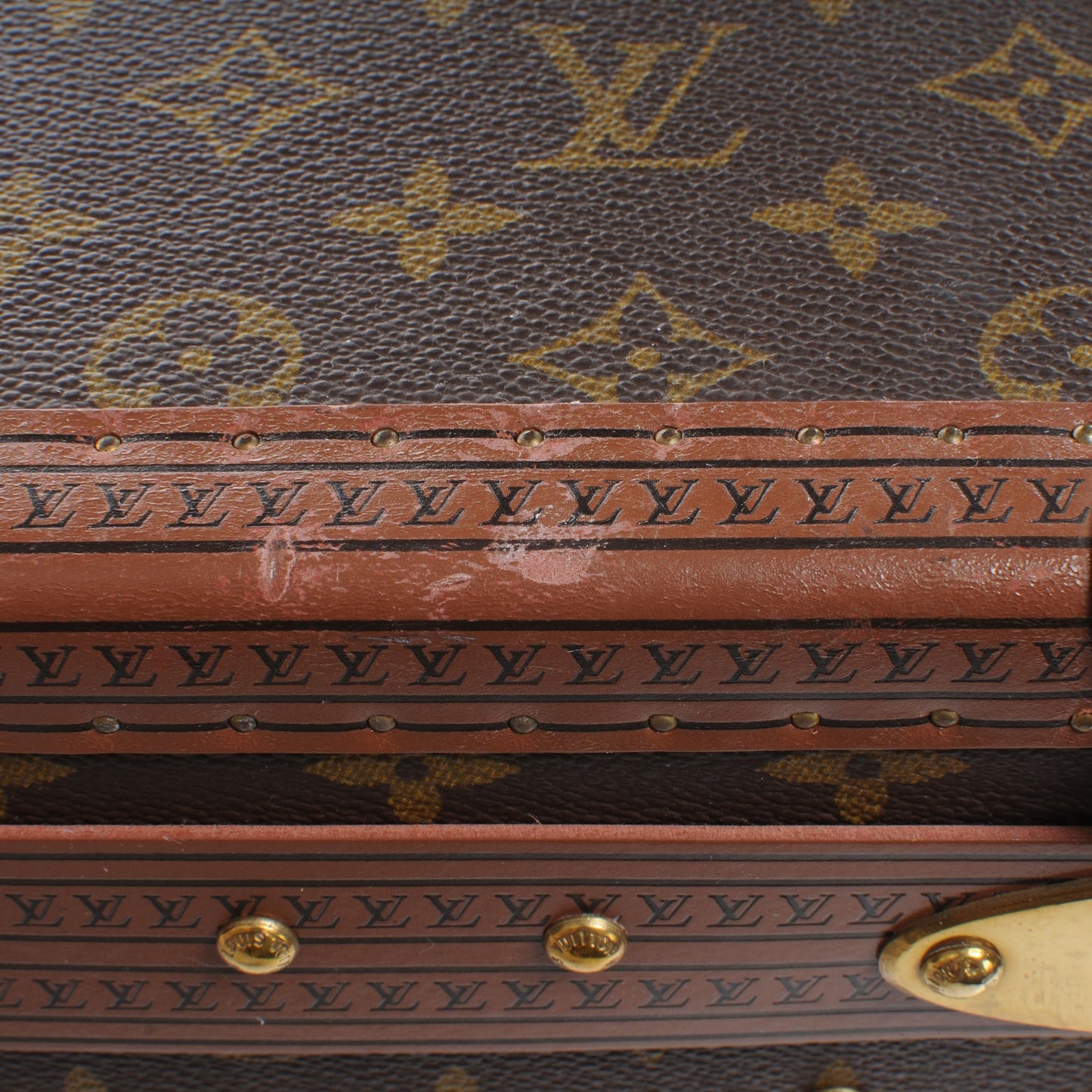 Monogram Custom Standing Wardrobe Trunk
