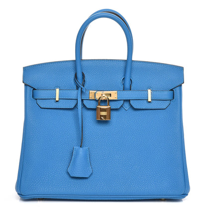 Hermes Togo Birkin 25 Bleu Zanzibar 1 of 27