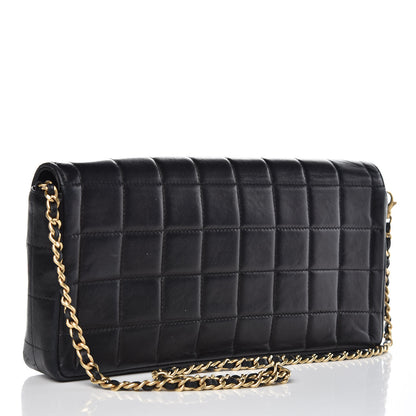 Chanel Lambskin East West Chocolate Bar Flap Black 3 of 14