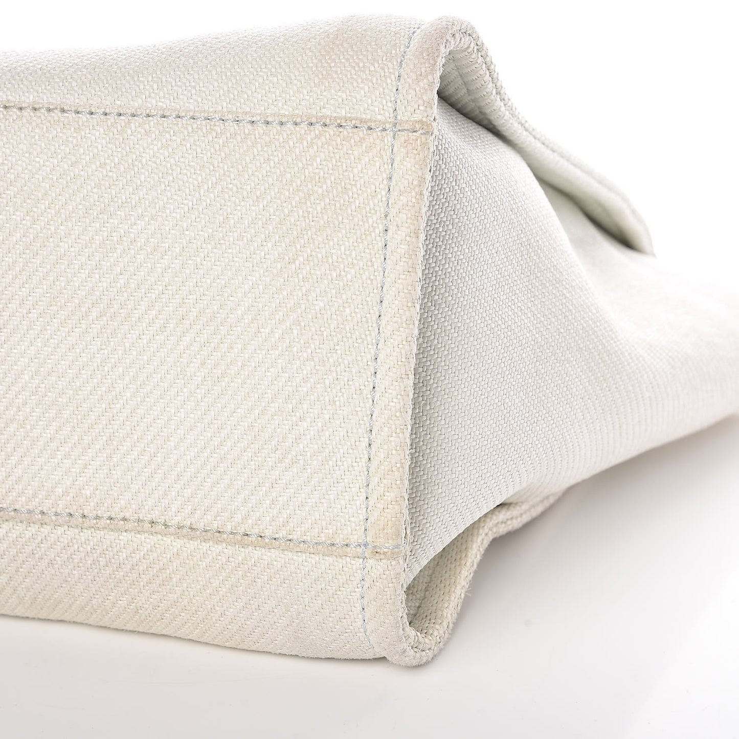 Canvas Large Deauville Tote White