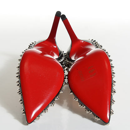 Christian Louboutin Nappa Pigalle Spikes 120 Pumps 38.5 Black 5 of 6
