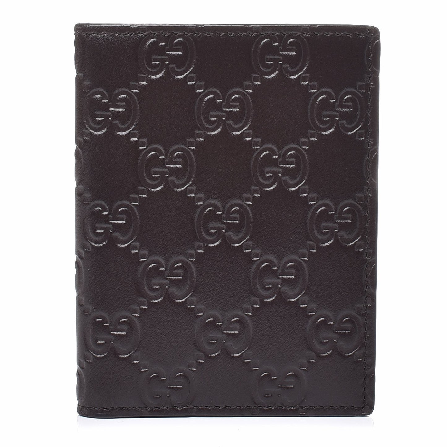 Guccissima Wallet Dark Brown