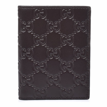 Gucci Guccissima Wallet Dark Brown 1 of 7