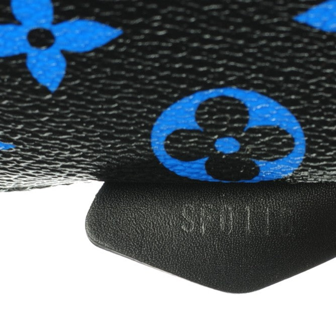 Louis Vuitton Colored Monogram Mini Pochette Accessories Blue Black 7 of 7