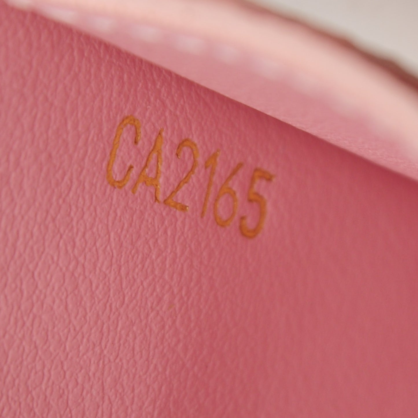 Damier Ebene Caissa Card Holder Rose Ballerine