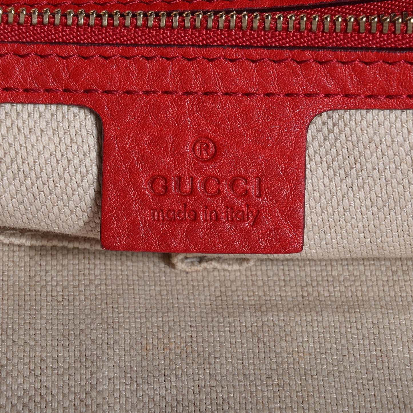 Pebbled Calfskin Medium Soho Chain Shoulder Bag Red