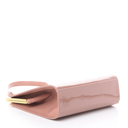 Mansur Gavriel Patent Calfskin Elegant Top Handle Bag Blush 3 of 8