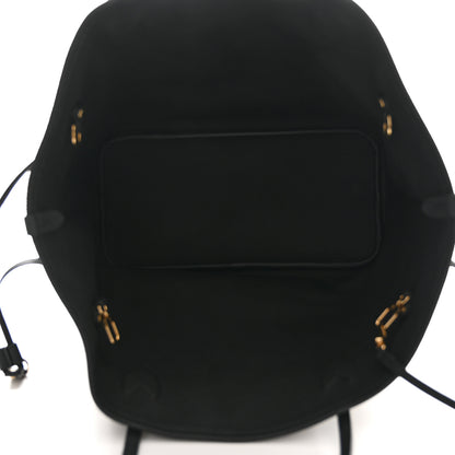 Louis Vuitton Monogram Calfskin Neo Neverfull Inside Out MM Black 10 of 18