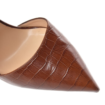 Christian Louboutin Calfskin Nil Harler 100 Ankle Strap Pumps 41 Cuoio 15 of 15