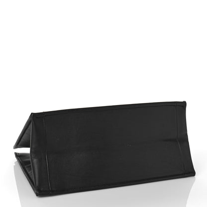 Christian Dior Calfskin Embossed Medium Book Tote Black 4 of 9