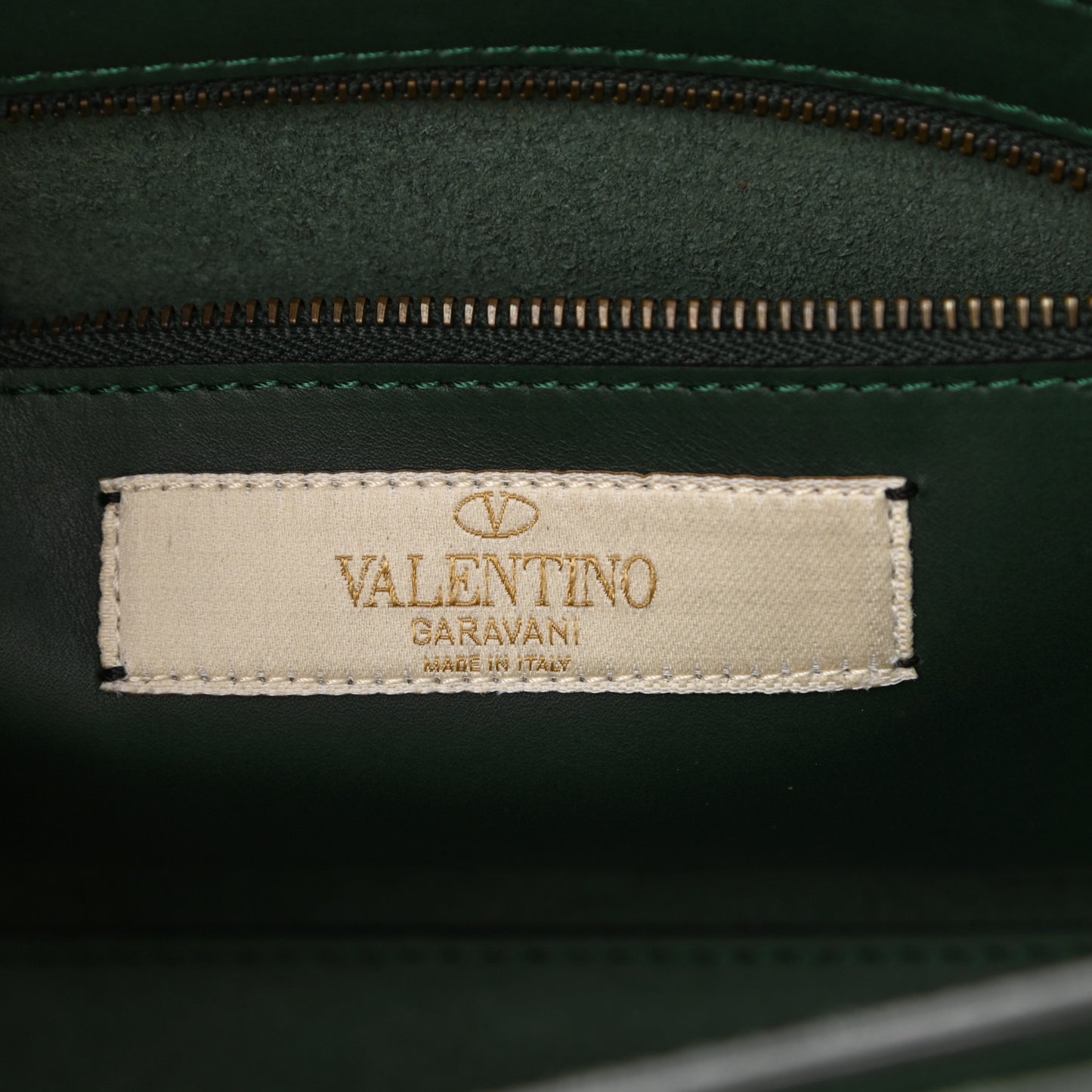 Calfskin Medium Guitar Strap Rockstud Rolling Flap Saddle Bag Dark Green