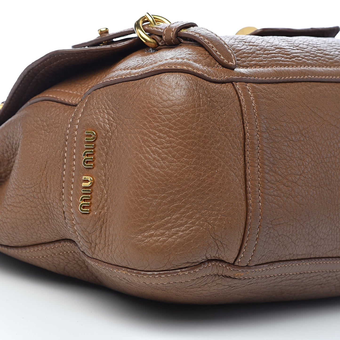 Cervo East-West Flap Satchel Cammello