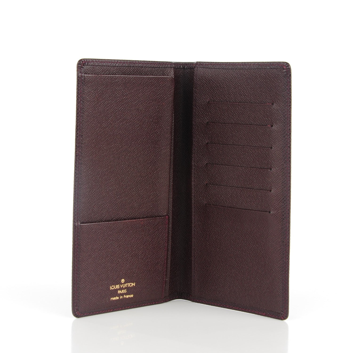 Louis Vuitton Taiga Porte Valeurs Organizer Wallet Acajou 5 of 7