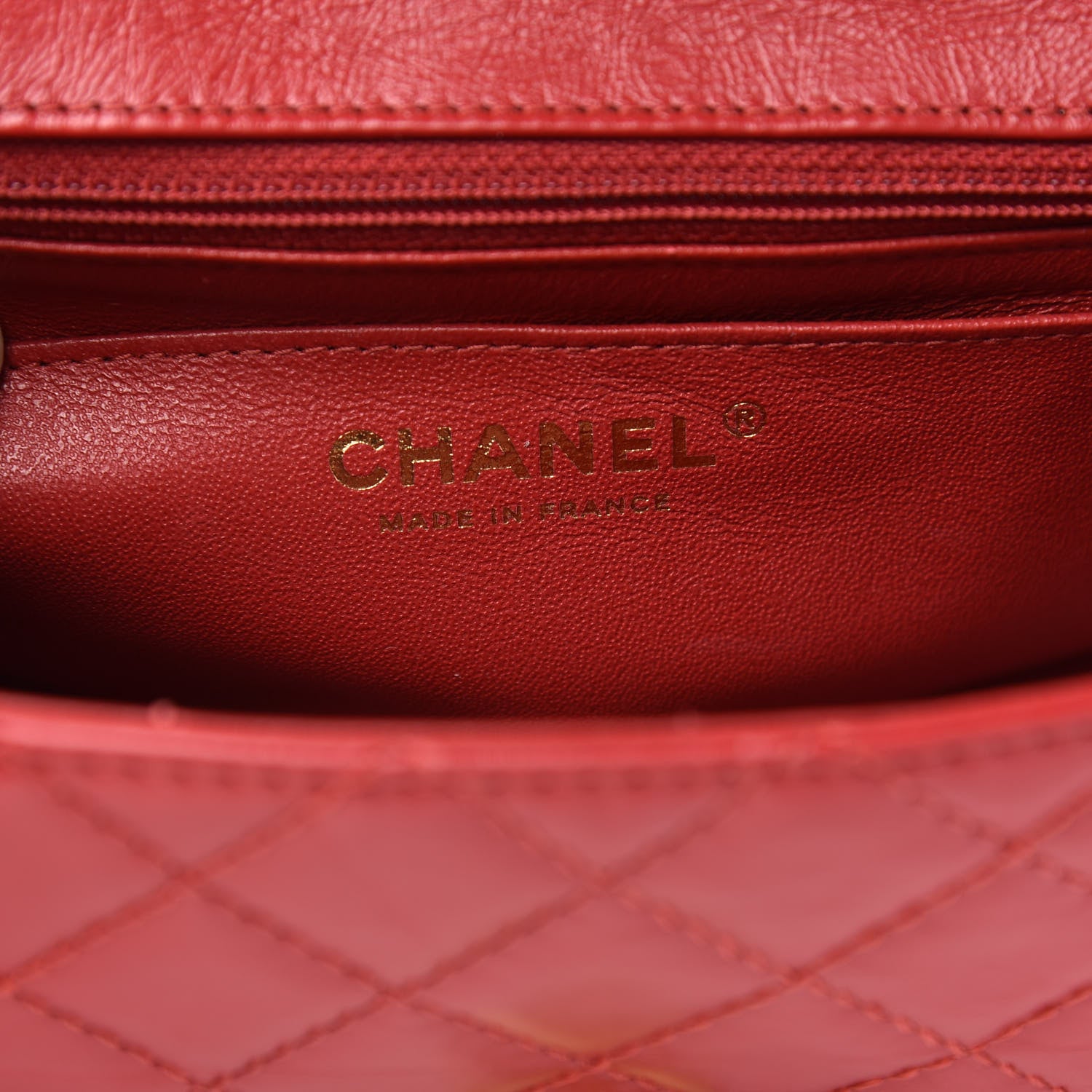 Chanel Aged Calfskin Quilted 2.55 Reissue Mini Flap Red 6 of 10