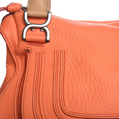 Chloe Calfskin Medium Marcie Satchel Orange Fizz 10 of 13