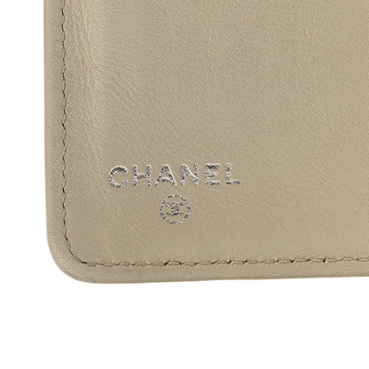 Chanel Caviar Sevruga Yen Wallet Silver 6 of 10