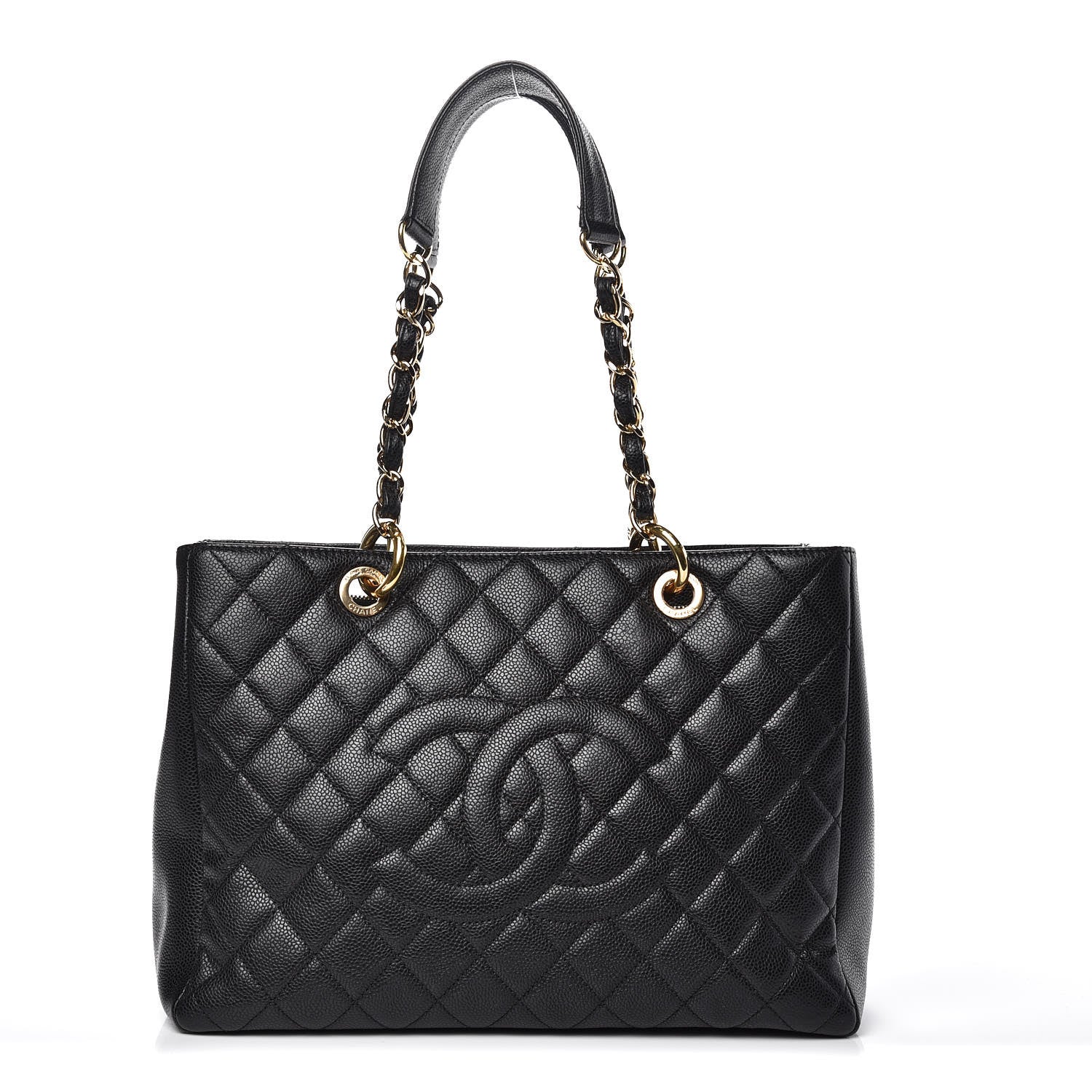 Chanel Caviar Quilted Grand Shopping Tote GST Black 1 of 13