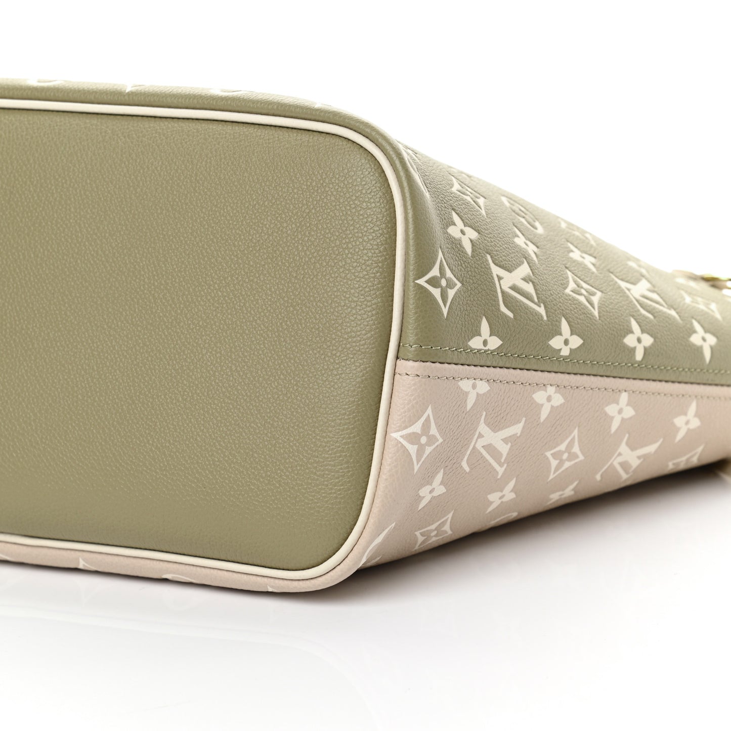 Empreinte Monogram Spring In The City Neverfull MM Kaki Beige Cream