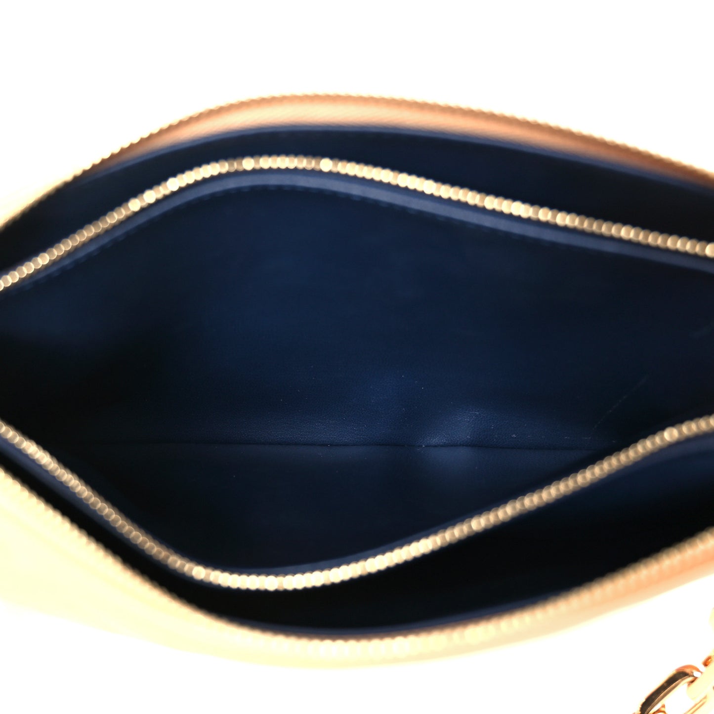 Lambskin Embossed Monogram Coussin PM Camel