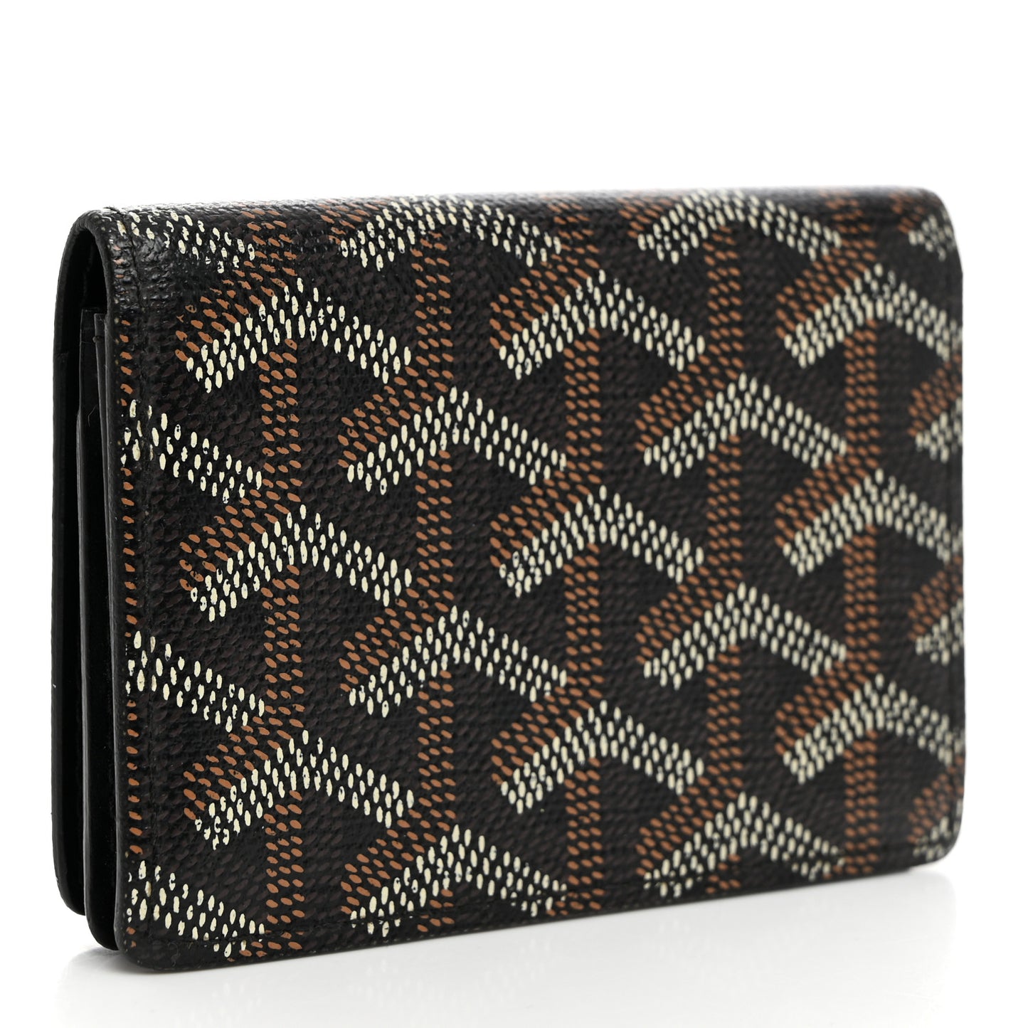 Goyardine Business Card Holder Black