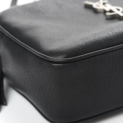 Saint Laurent Lambskin Monogram Small Lou Camera Bag Black 9 of 12