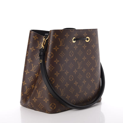 Louis Vuitton Monogram Neonoe MM Black 3 of 8