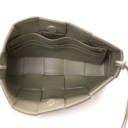 Bottega Veneta Calfskin Maxi Intrecciato Cassette Pouch On Strap Travertine 5 of 11