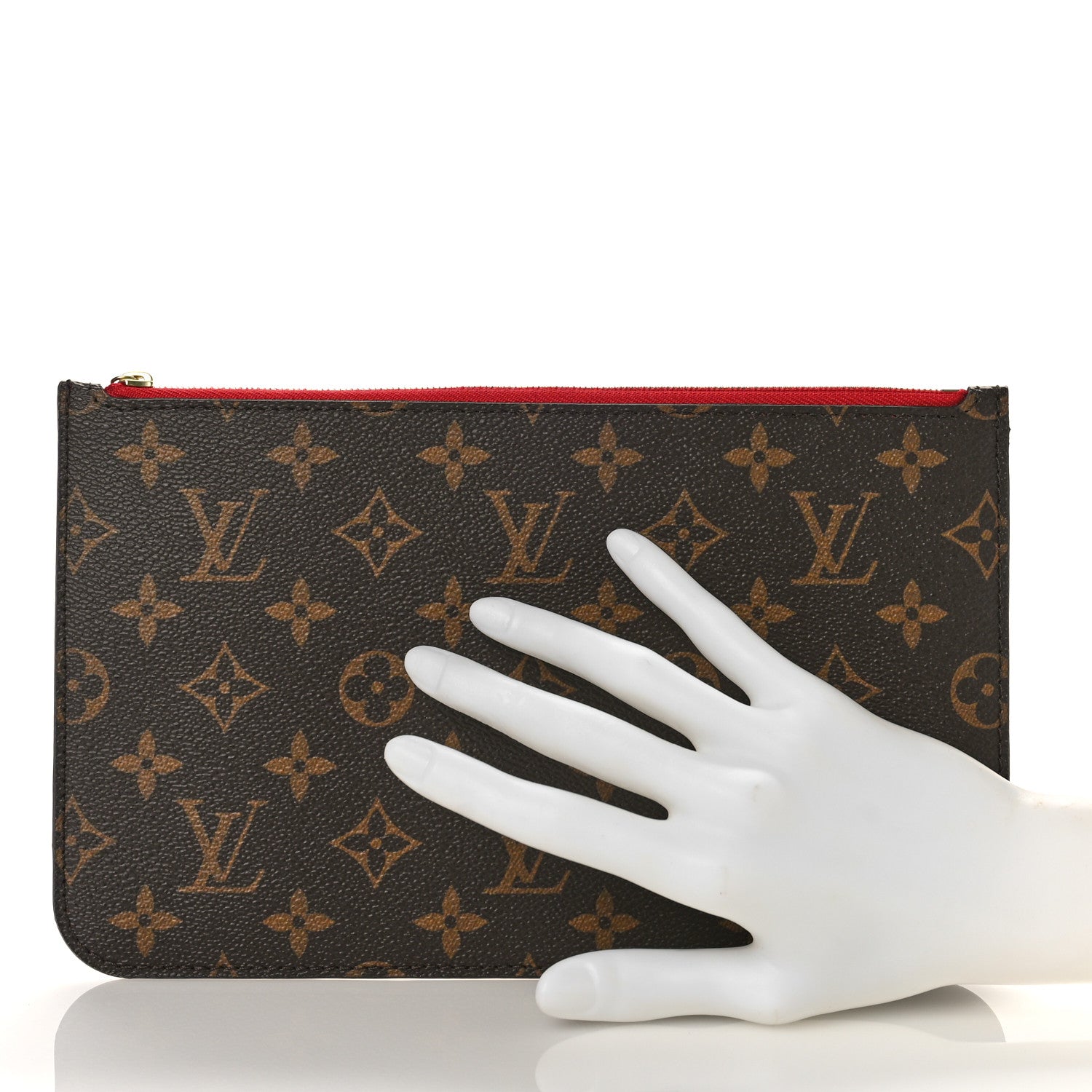 Louis Vuitton Monogram Neverfull MM GM Pochette Cherry 2 of 8