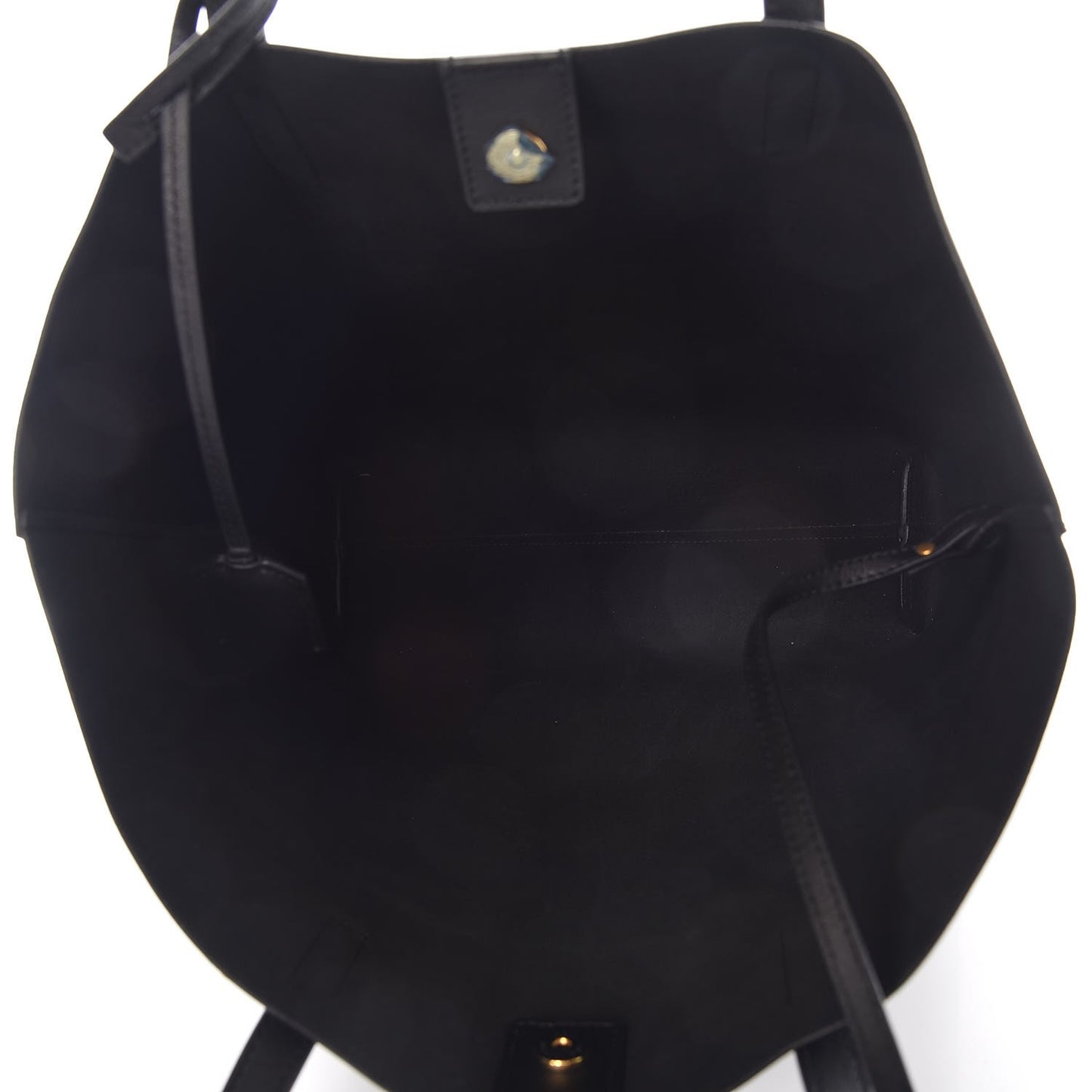 Calfskin Medium Shopping Tote Black