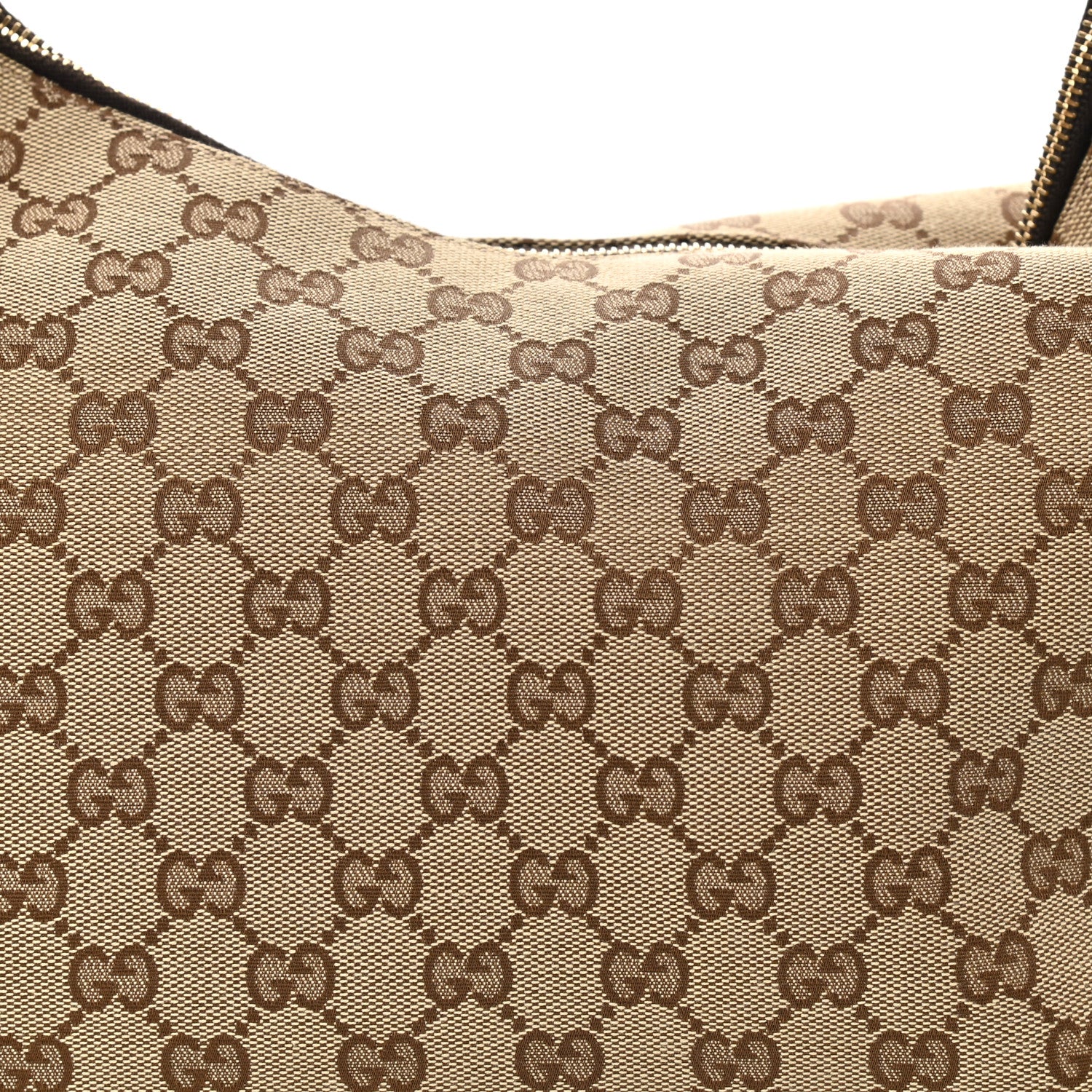 Gucci Monogram Medium Horsebit Chain Hobo Dark Brown 8 of 10
