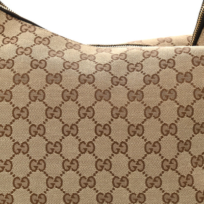 Gucci Monogram Medium Horsebit Chain Hobo Dark Brown 8 of 10