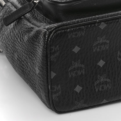 MCM Visetos Medium Stark Backpack Black 6 of 8