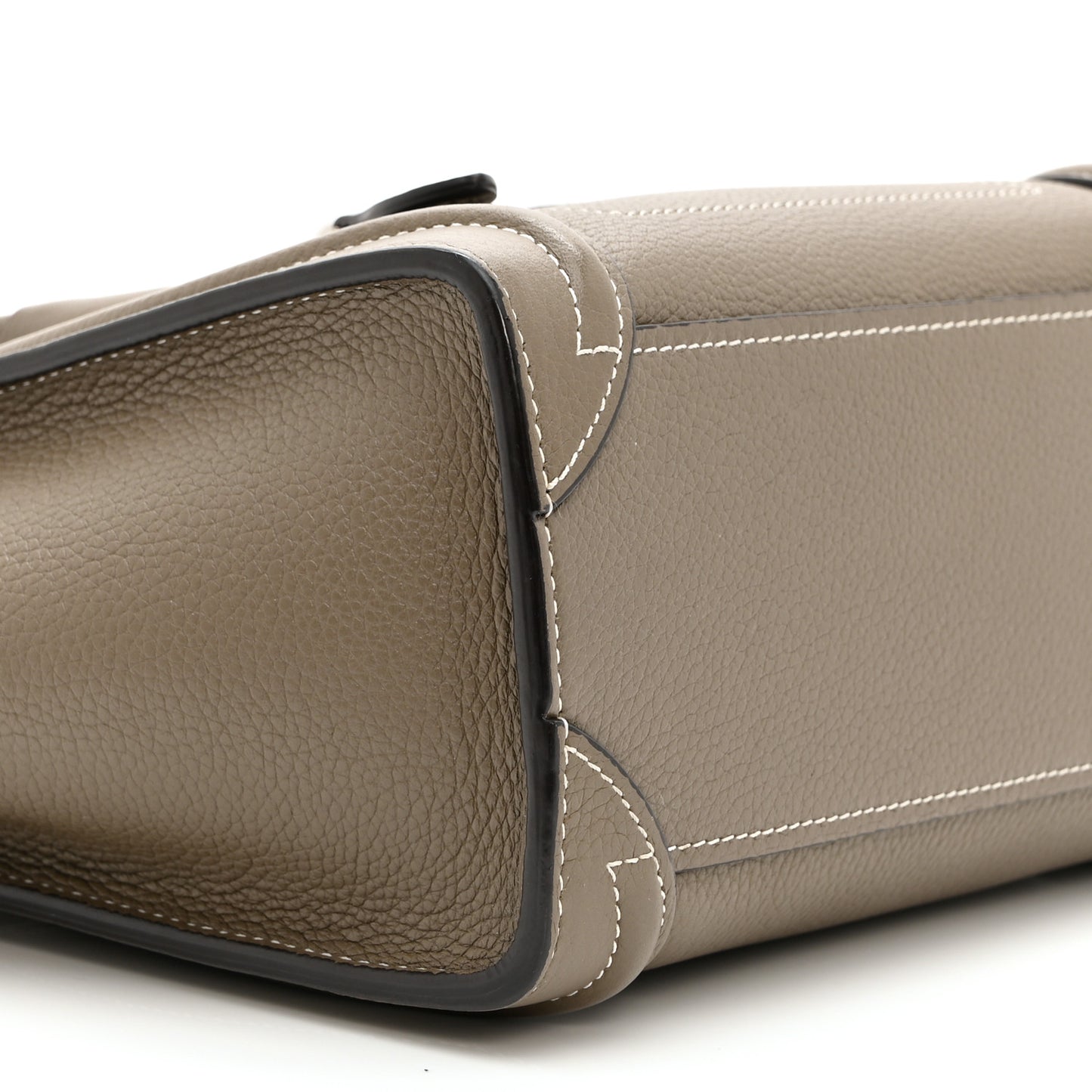 Drummed Calfskin Nano Luggage Souris