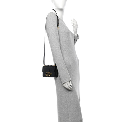 Christian Dior Smooth Calfskin Micro 30 Montaigne Flap Bag Black 2 of 12