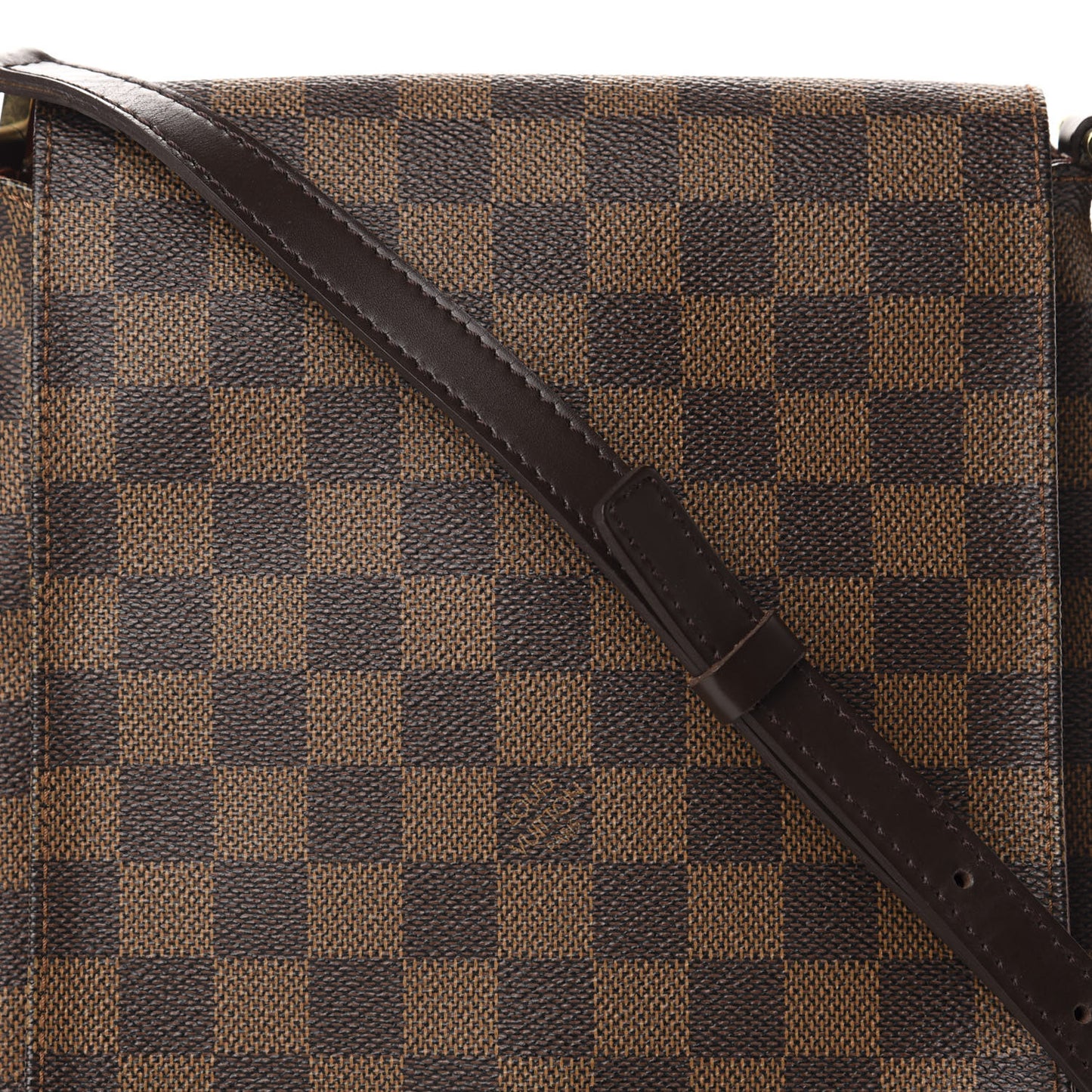 Damier Ebene Musette Salsa Long Strap