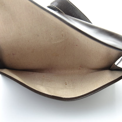 Hermes Box Calf Jige PM Clutch Chocolate 5 of 16