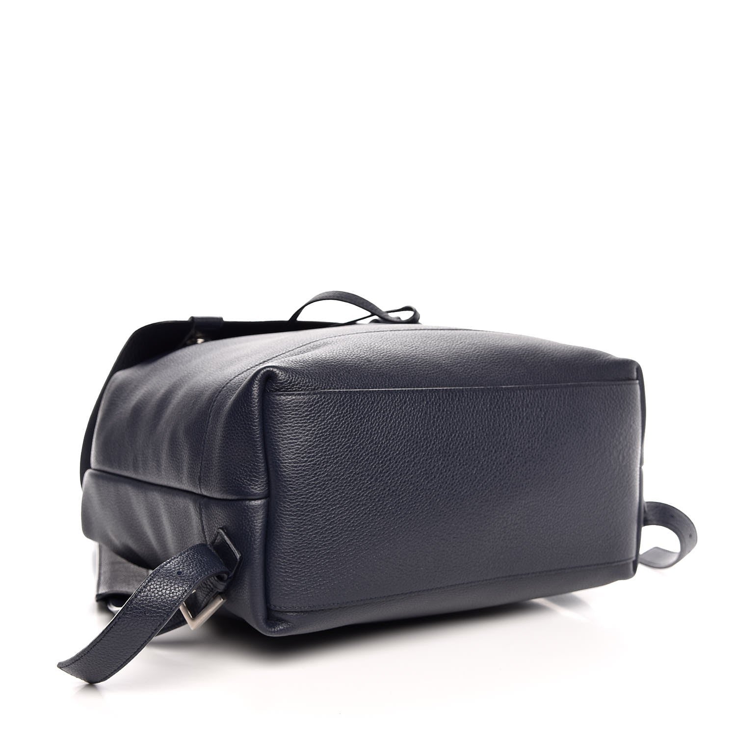 Saint Laurent Grained Calfskin Sac De Jour Souple Backpack Navy 4 of 7
