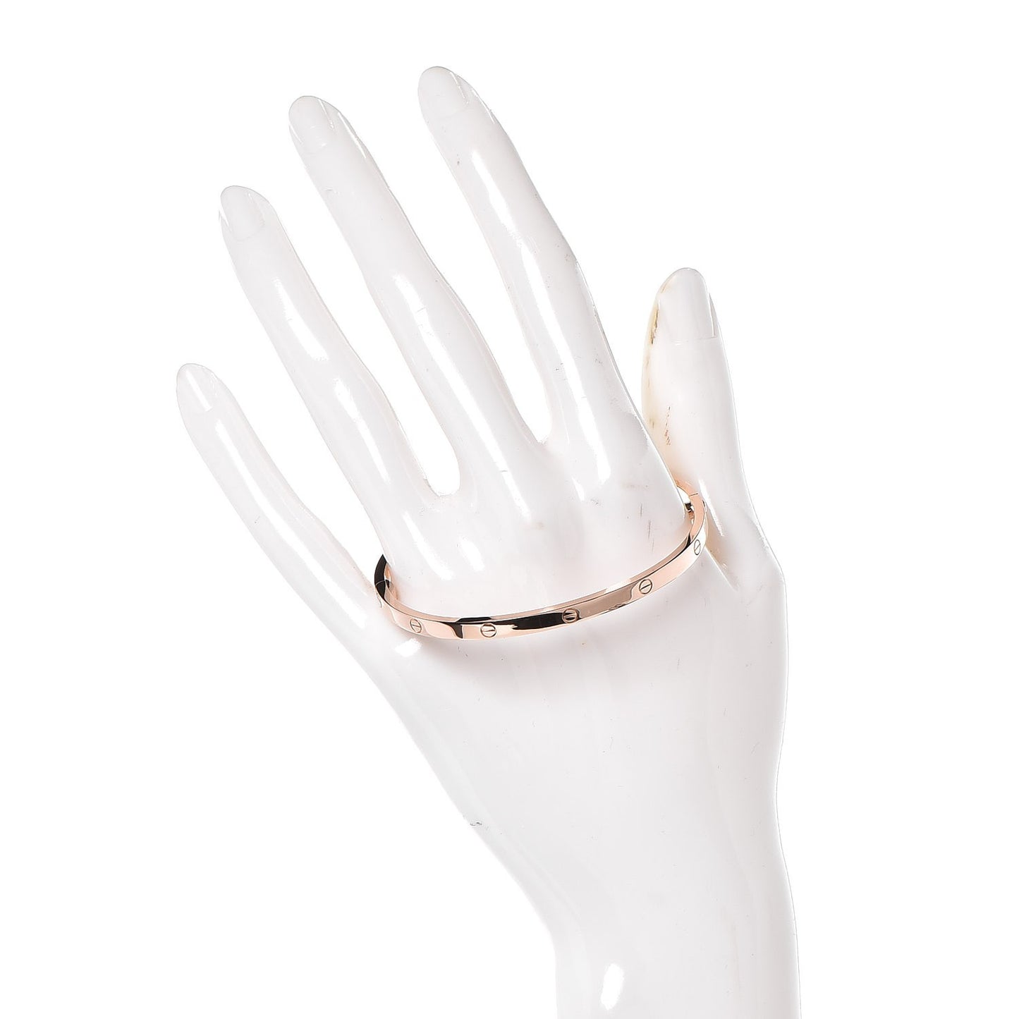 18K Pink Gold Small LOVE Bracelet 17