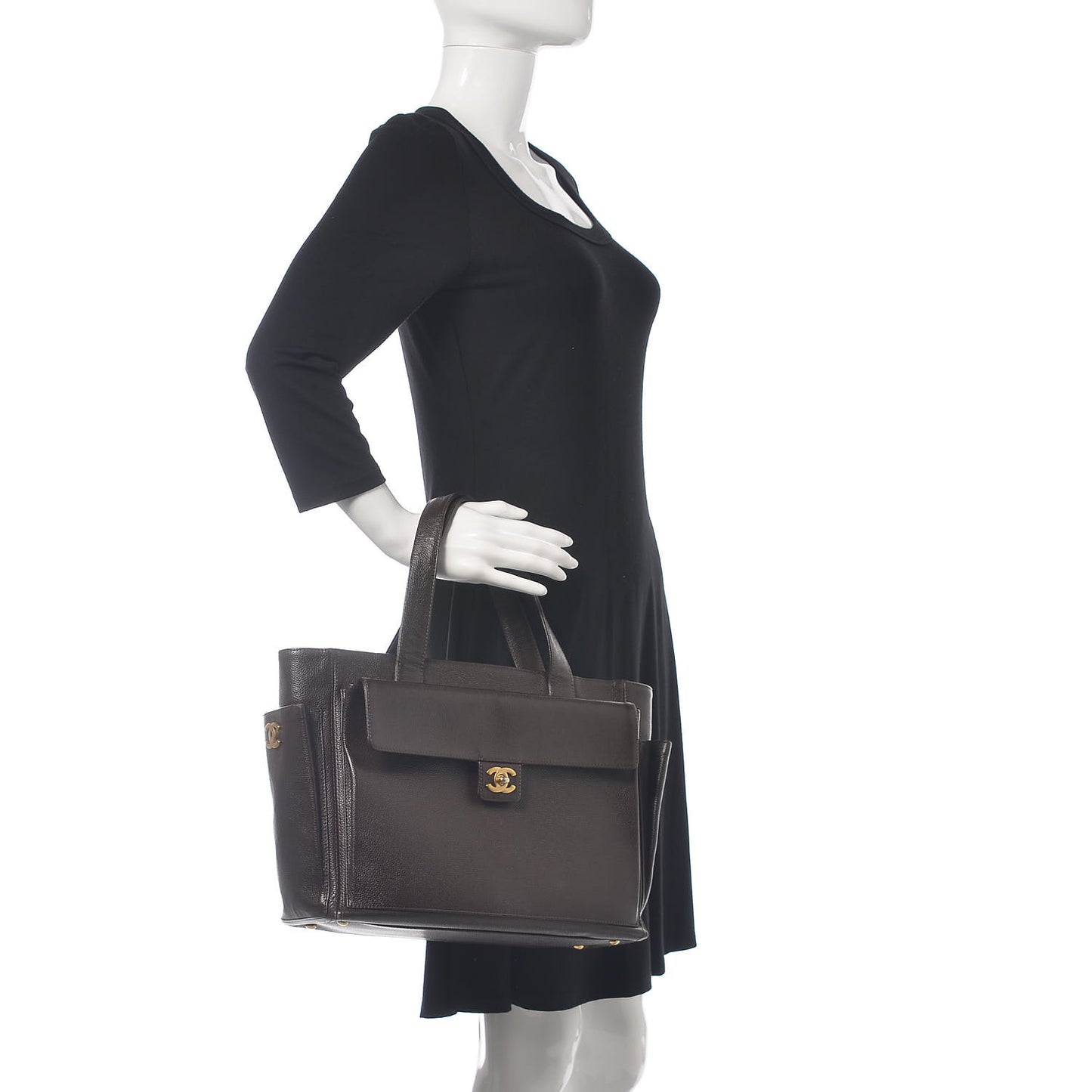 Caviar Shopper Tote Brown