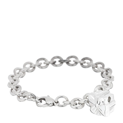 Tiffany Sterling Silver Gift Box Charm Bracelet 1 of 3